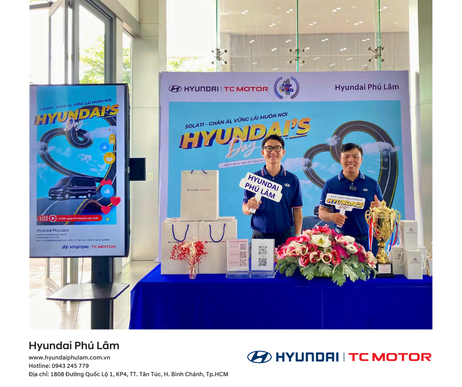 Buổi livestream sự kiện Hyundai’s day tại Hyundai Phú Lâm