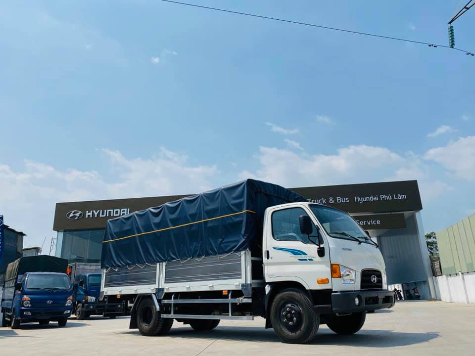 Xe tải Mitsubishi 6 tấn  Fuso FA 140L  Thùng mui bạt  THACO Bình Triệu