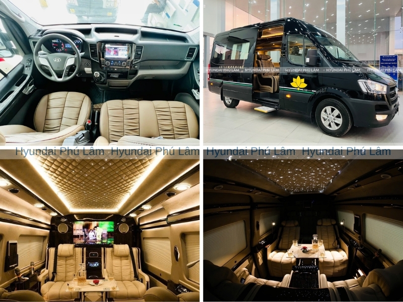 Chi tiết nội thất của Hyundai Solati Limousine