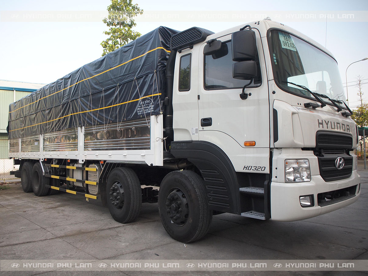 Xe tải HD320 Thùng mui bạt