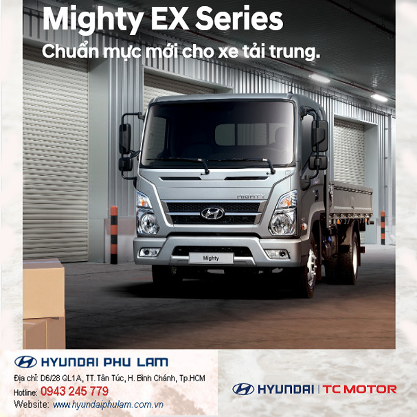 MIGHTY EX8 - CHUẨN MỰC MỚI CHO XE TẢI TRUNG