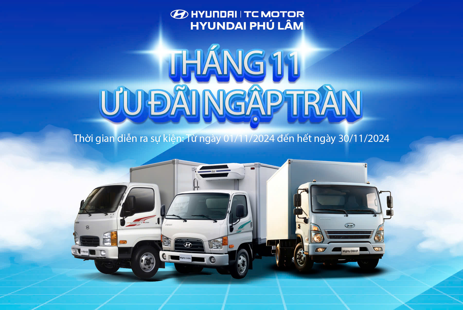 THÁNG 11 - NGẬP TRÀN ƯU ĐÃI KHI MUA XE TẠI HYUNDAI PHÚ LÂM