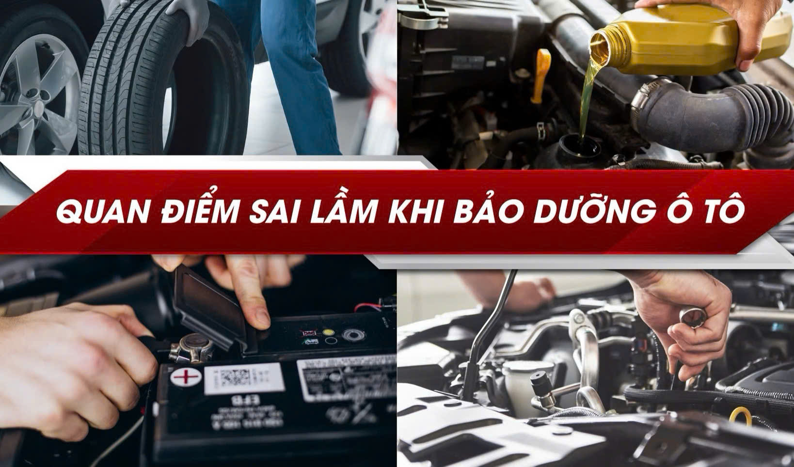 NHỮNG SAI LẦM THƯỜNG MẮC PHẢI KH BẢO DƯỠNG XE Ô TÔ